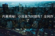 内幕揭秘：小耳酱为何翻车？全网炸了
