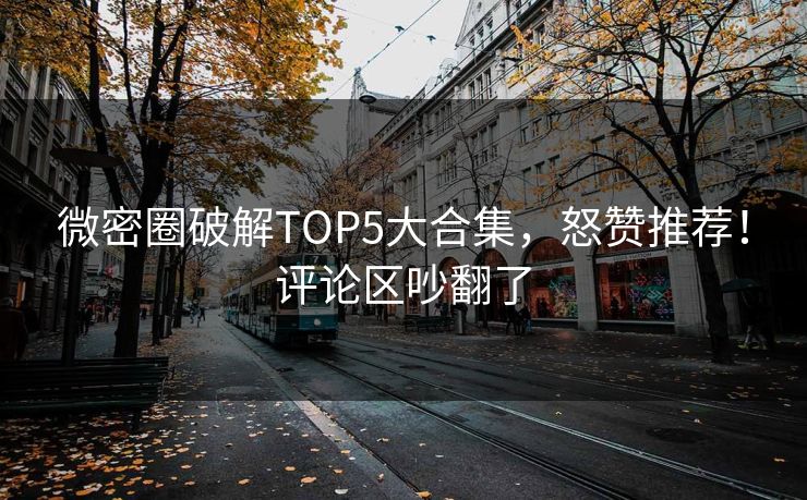 微密圈破解TOP5大合集，怒赞推荐！评论区吵翻了